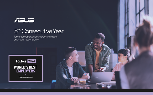 ASUS Achieves Forbes' World's Best Employers List for Fifth Consecutive Year